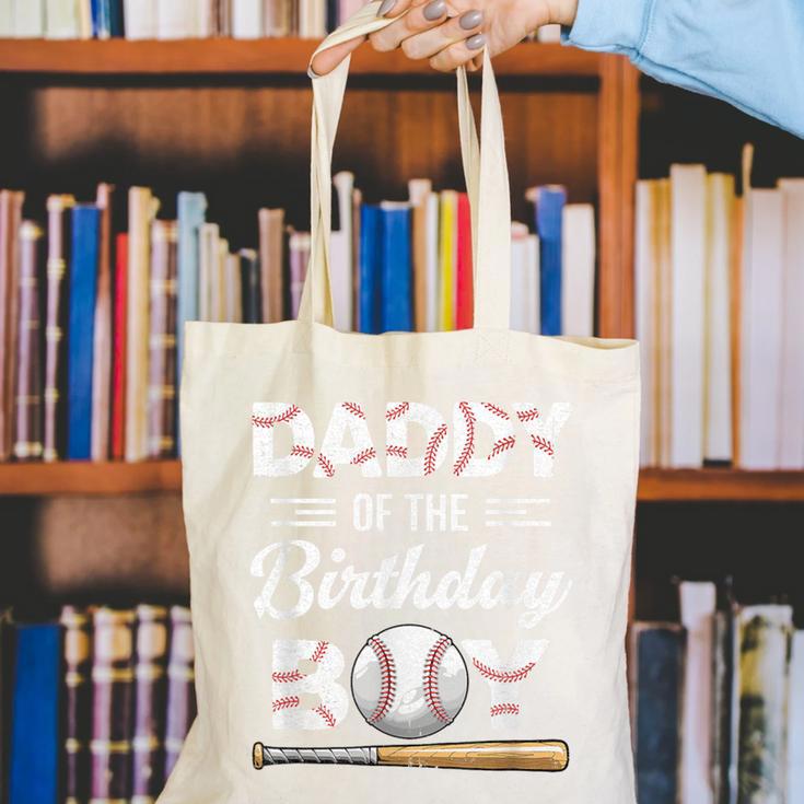 Daddy Of The Birthday Boy Baseball Matching Family Canvas Tote Bag Daddy Of The Birthday Boy Baseball Matching Family Canvas Tote Bag