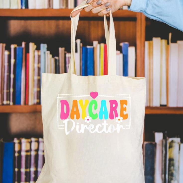Daycare Director Back To School Daycare Provider Canvas Tote Bag