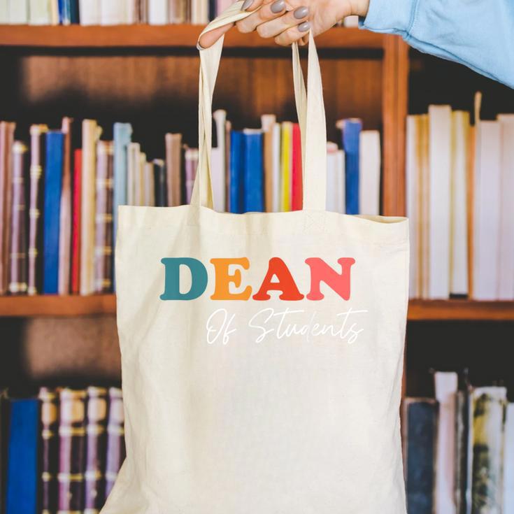 Dean Of Students Boho Cute Back To School Dean Canvas Tote Bag Dean Of Students Boho Cute Back To School Dean Canvas Tote Bag