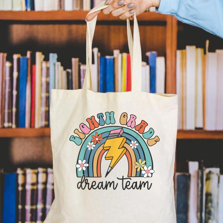 Eighth Grade Dream Team 1st Day Of 8th Grade Back To School Canvas Tote Bag