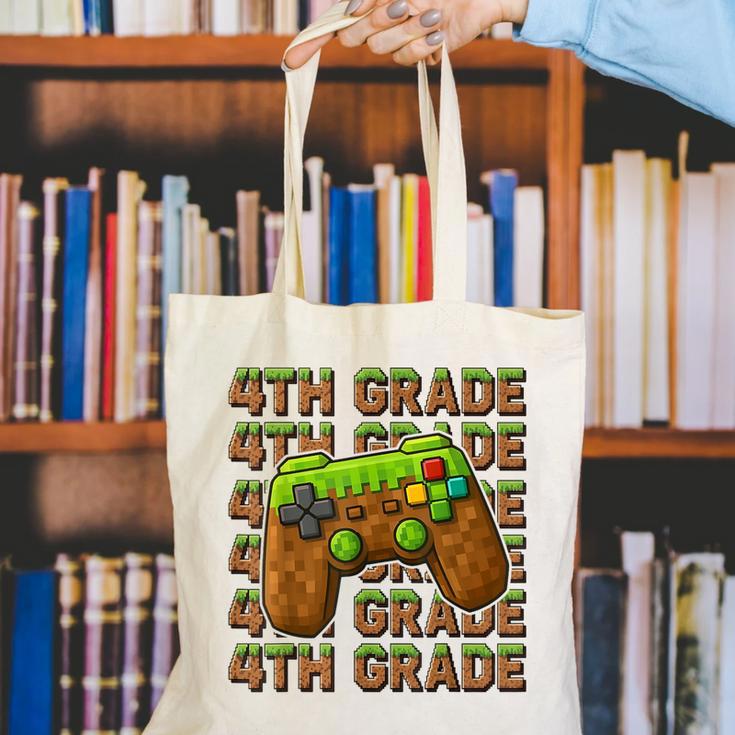 First Day Of 4th Grade Level Begins Back To School Girl Boy Canvas Tote Bag First Day Of 4th Grade Level Begins Back To School Girl Boy Canvas Tote Bag