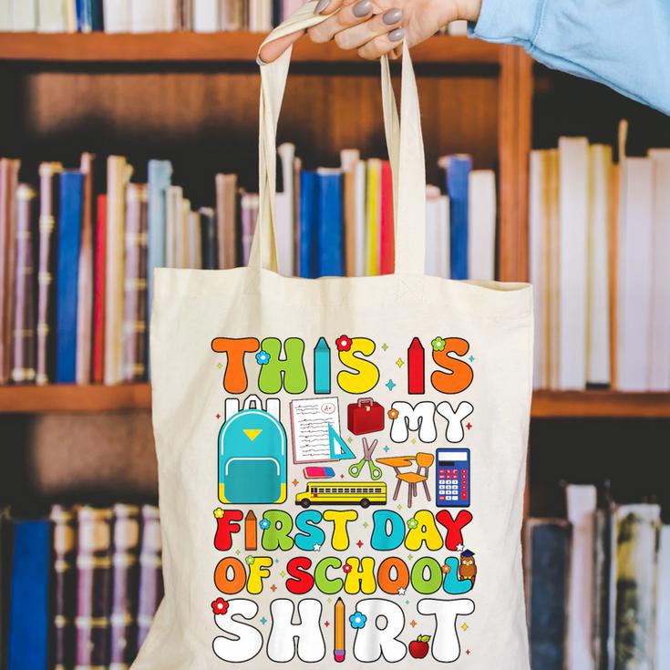 First Day Of School Shirt Boys Girls Back To School Canvas Tote Bag First Day Of School Shirt Boys Girls Back To School Canvas Tote Bag