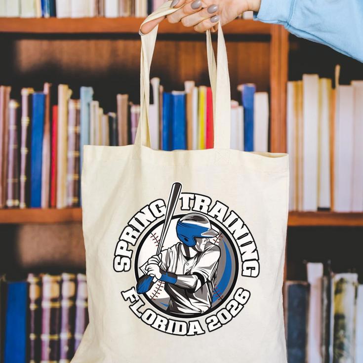 Florida Spring Trainings 2026 Baseball Grapefruit Cactus Canvas Tote Bag Florida Spring Trainings 2026 Baseball Grapefruit Cactus Canvas Tote Bag