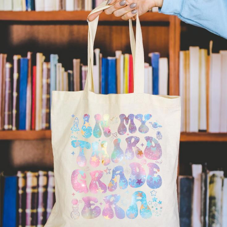 Groovy In My Third Grade Era Tie Dye Kids Boy Back To School Canvas Tote Bag Groovy In My Third Grade Era Tie Dye Kids Boy Back To School Canvas Tote Bag
