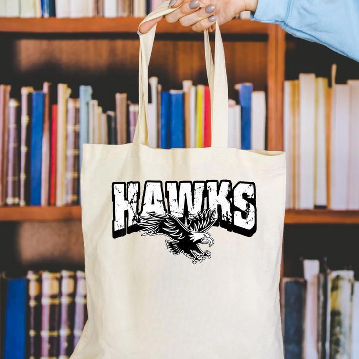 Hawks Back To School Spirit Canvas Tote Bag
