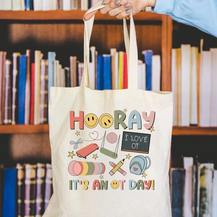 Hooray It’s An OT Day Occupational Therapy Back To School Premium Tri-Blend Canvas Tote Bag Hooray It’s An OT Day Occupational Therapy Back To School Premium Tri-Blend Canvas Tote Bag