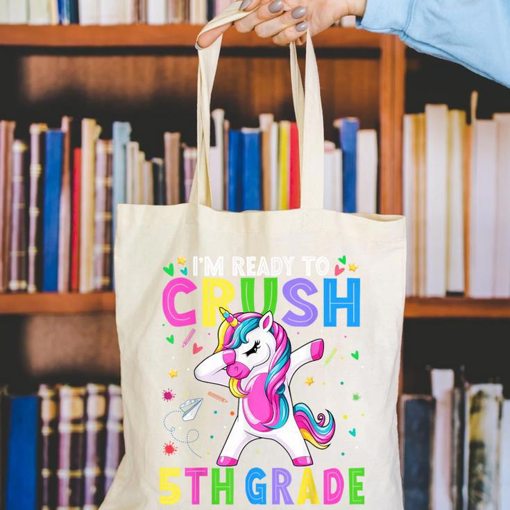 I'm Ready For Fifth Grade Back To School 5th Grade Girls Canvas Tote Bag I'm Ready For Fifth Grade Back To School 5th Grade Girls Canvas Tote Bag