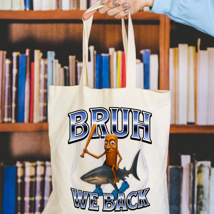 Italian Brainrot Back To School Canvas Tote Bag