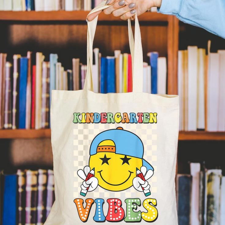 Kindergarten Vibes Kid Back To School Class Kindergarten Boy Canvas Tote Bag Kindergarten Vibes Kid Back To School Class Kindergarten Boy Canvas Tote Bag