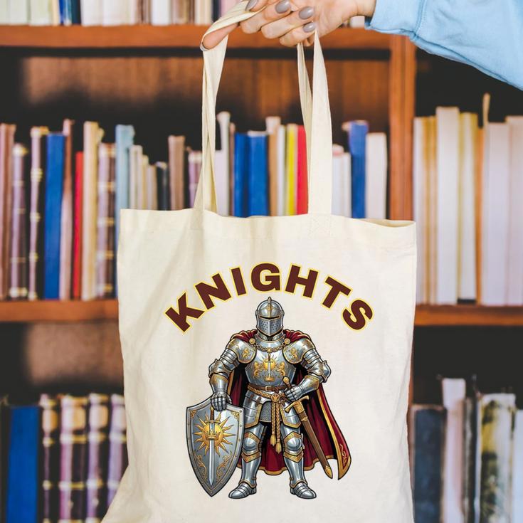 Knights Back To School Spirit Canvas Tote Bag
