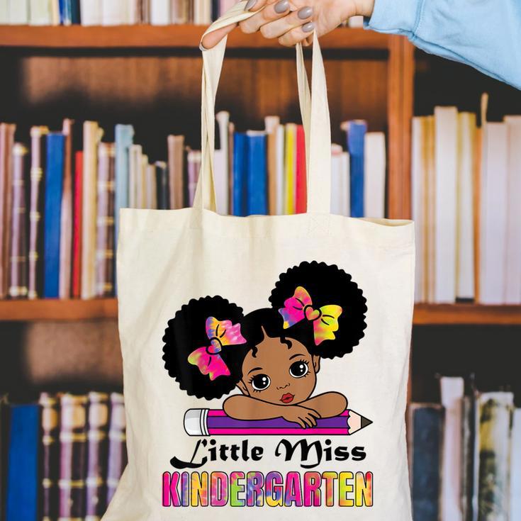 Little Miss Kindergarten Afro Puff Girl Back To School Canvas Tote Bag Little Miss Kindergarten Afro Puff Girl Back To School Canvas Tote Bag
