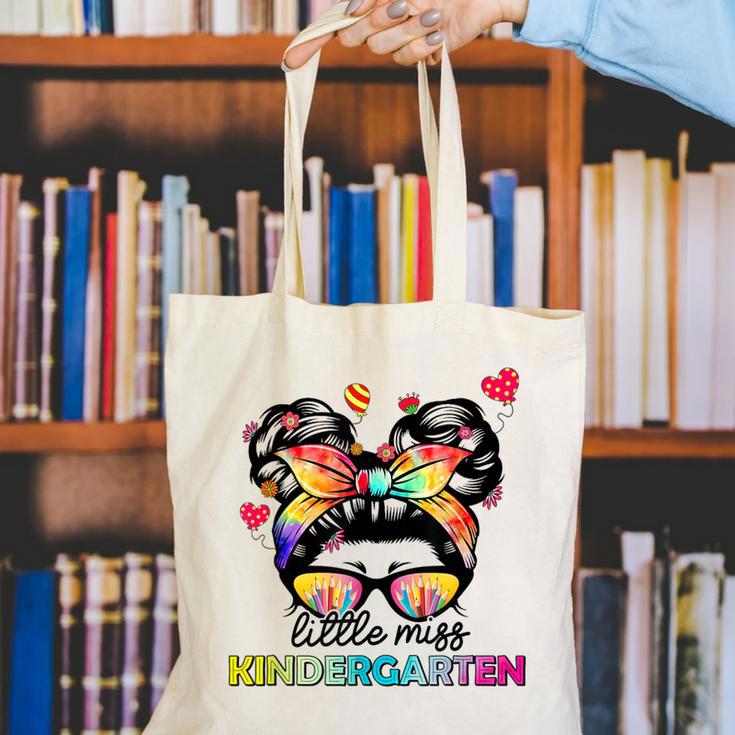 Little Miss Kindergarten Back To School Kindergarten Girls Canvas Tote Bag Little Miss Kindergarten Back To School Kindergarten Girls Canvas Tote Bag
