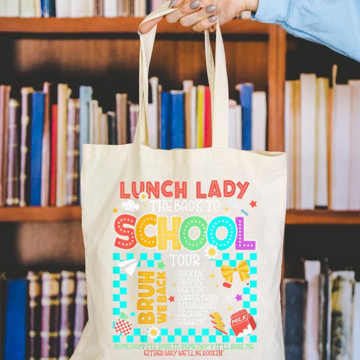 Lunch Lady Back To School Tour Cooking Worker Cafeteria Crew Canvas Tote Bag