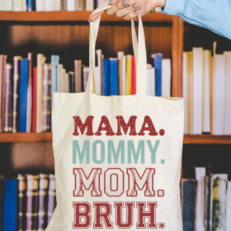 Mama Mommy Mom Bruh Baseball Mom Life Canvas Tote Bag Mama Mommy Mom Bruh Baseball Mom Life Canvas Tote Bag