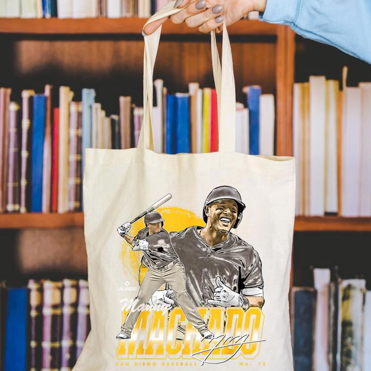Manny Machado San Diego MLB Baseball Players MLBMMA302N Canvas Tote Bag