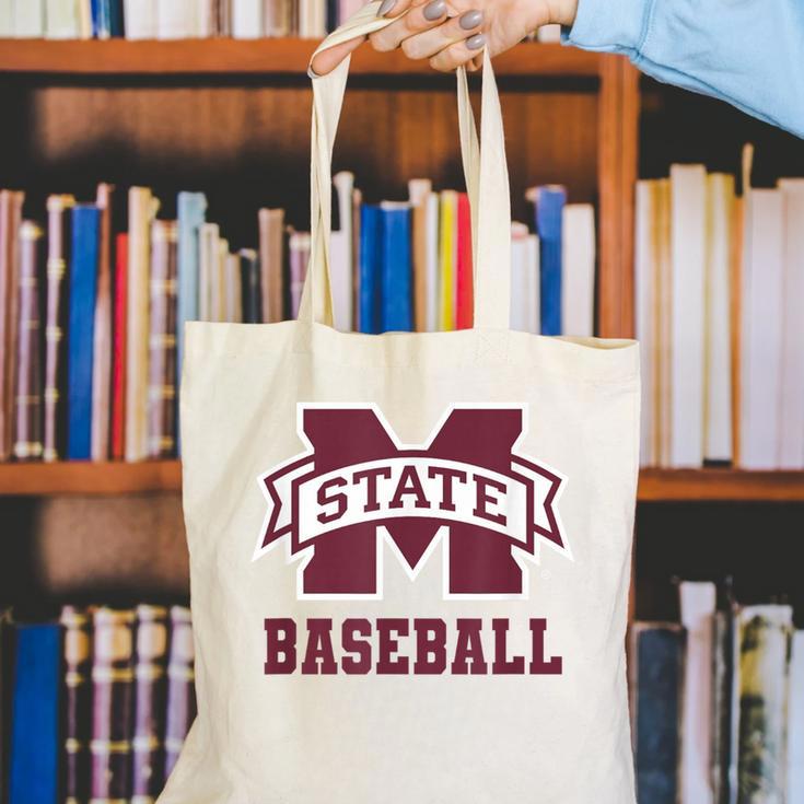 Mississippi State Baseball Bulldogs NCAA MS16 Canvas Tote Bag Mississippi State Baseball Bulldogs NCAA MS16 Canvas Tote Bag