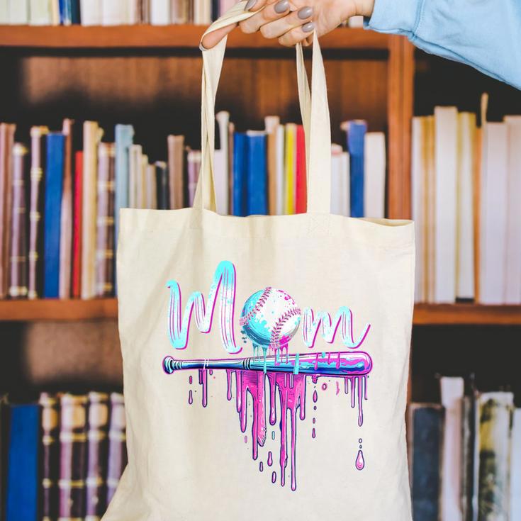 Mom Baseball Ice Cream Drip Birthday Boy Family Canvas Tote Bag Mom Baseball Ice Cream Drip Birthday Boy Family Canvas Tote Bag