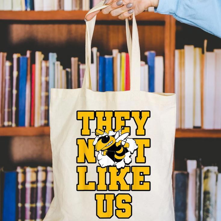 Not Like Hornets Back To School Spirit GY Canvas Tote Bag Not Like Hornets Back To School Spirit GY Canvas Tote Bag