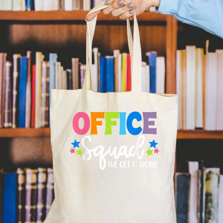 Office Squad We Get It Done Back To School First Day Canvas Tote Bag Office Squad We Get It Done Back To School First Day Canvas Tote Bag