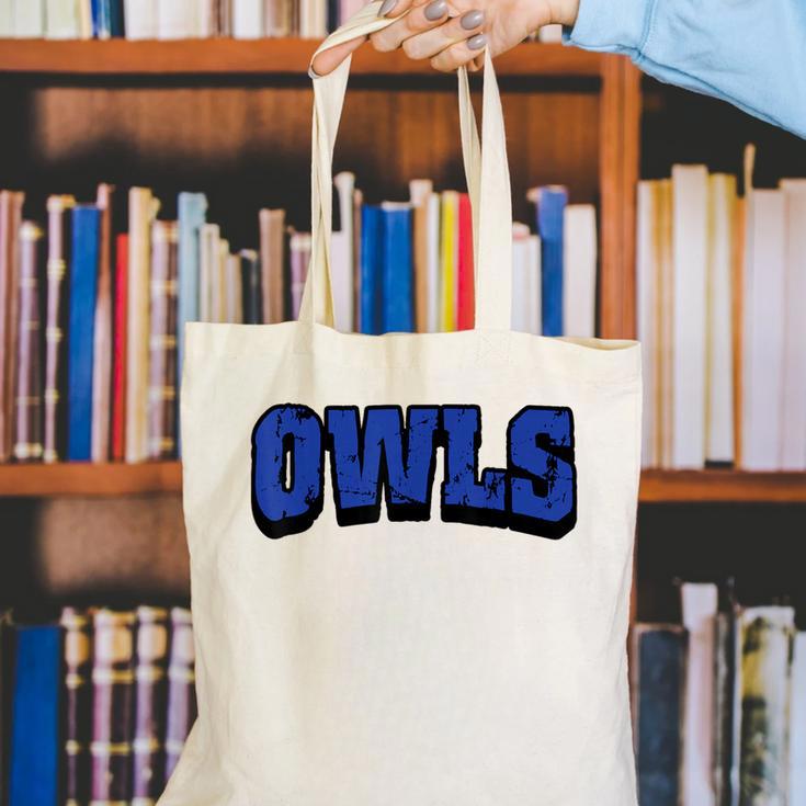 Owls Back To School Spirit B Canvas Tote Bag Owls Back To School Spirit B Canvas Tote Bag