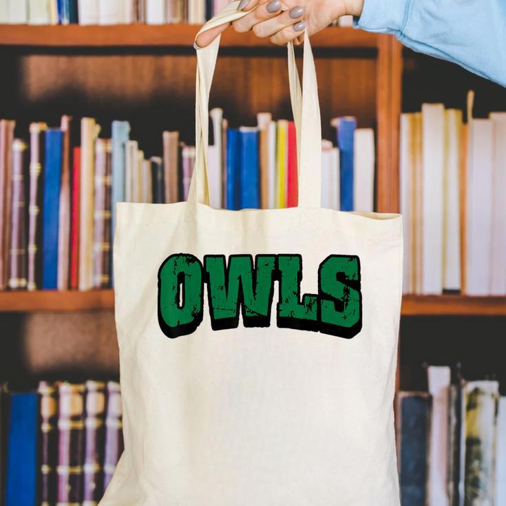 Owls Back To School Spirit G Canvas Tote Bag Owls Back To School Spirit G Canvas Tote Bag