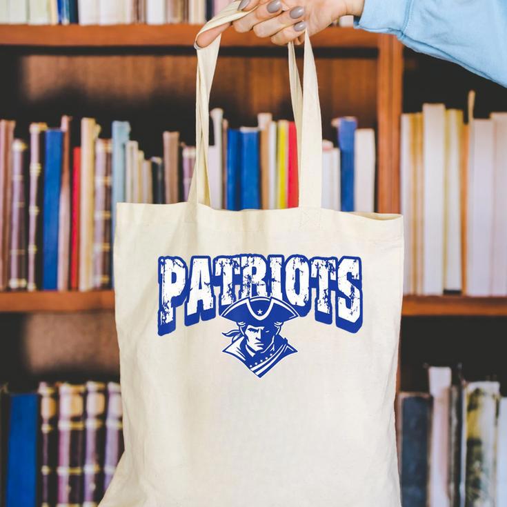 Patriots Back To School Spirit B Canvas Tote Bag Patriots Back To School Spirit B Canvas Tote Bag