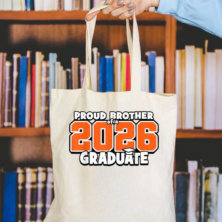 Proud Brother Of 2026 Graduate Matching Back To School O Canvas Tote Bag