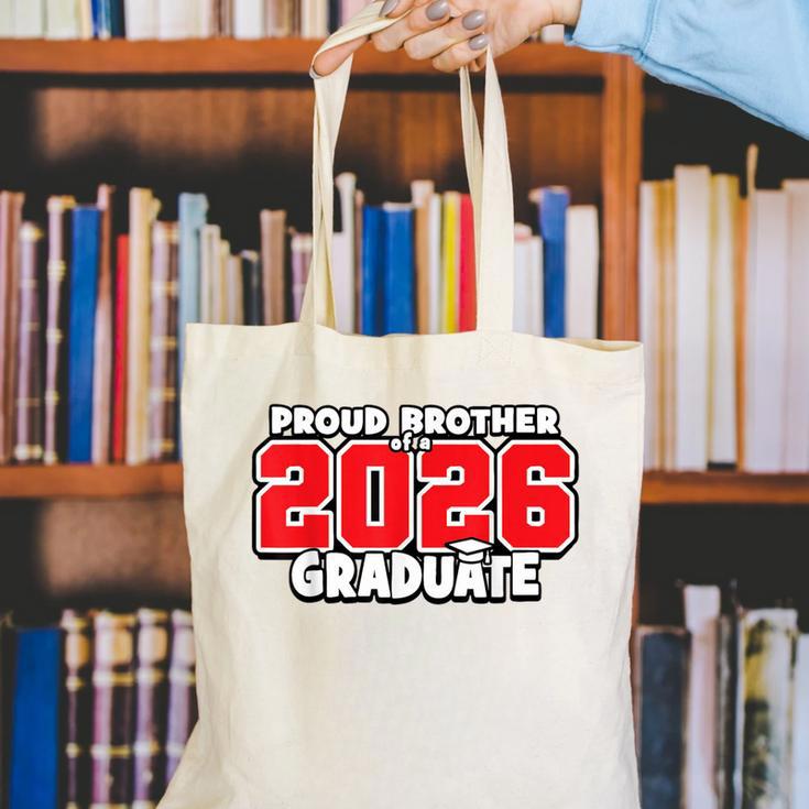 Proud Brother Of 2026 Graduate Matching Back To School R Canvas Tote Bag