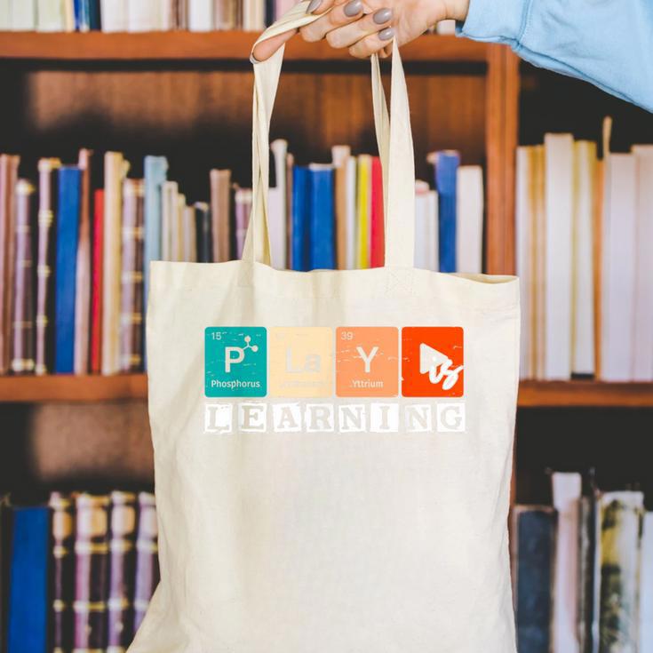 Retro Play Is Learning Back To School First Day Of School Canvas Tote Bag Retro Play Is Learning Back To School First Day Of School Canvas Tote Bag
