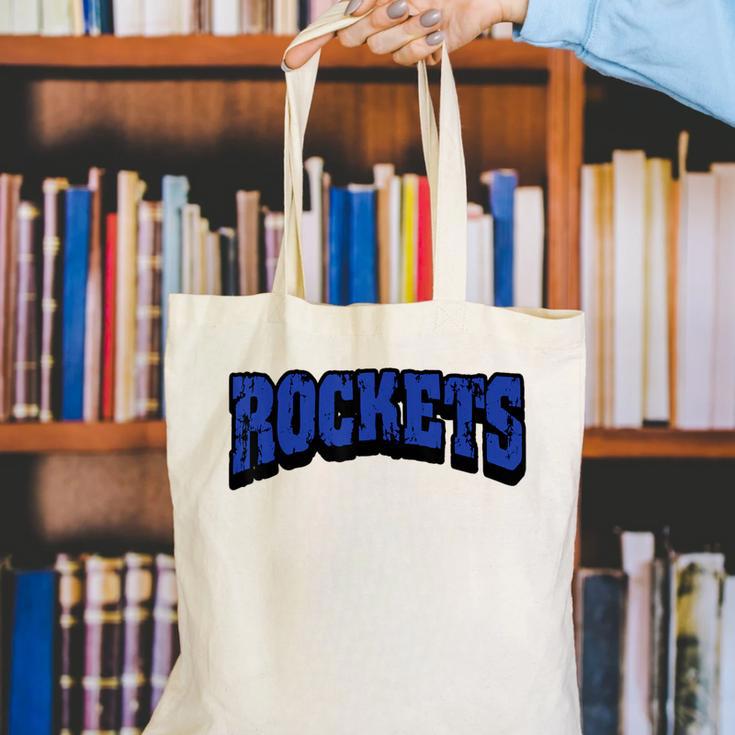Rockets Back To School Spirit B Canvas Tote Bag Rockets Back To School Spirit B Canvas Tote Bag