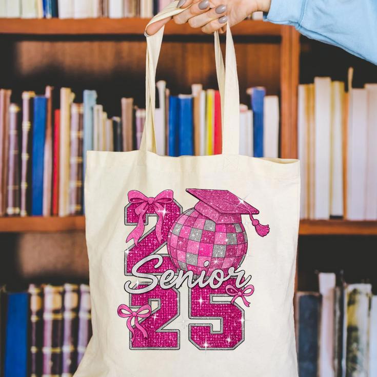 Senior 2025 Class Of 2025 Bows Back To School 2025 Canvas Tote Bag Senior 2025 Class Of 2025 Bows Back To School 2025 Canvas Tote Bag