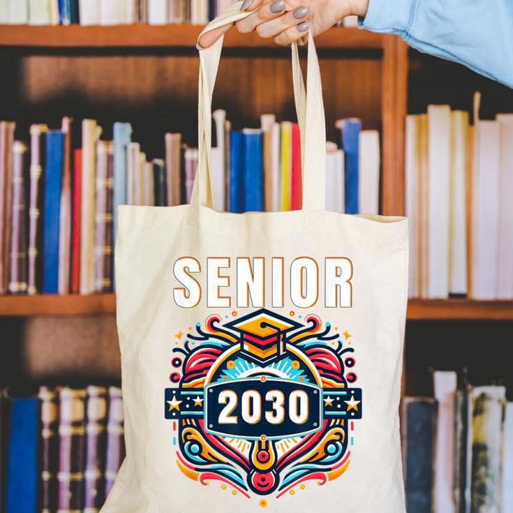 Senior 30 Class Of 2030 Back To School Graduation 2030 Canvas Tote Bag
