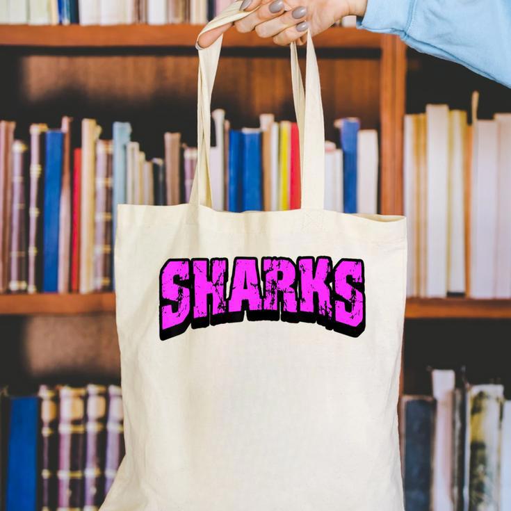 Sharks Back To School Spirit Pk Canvas Tote Bag Sharks Back To School Spirit Pk Canvas Tote Bag