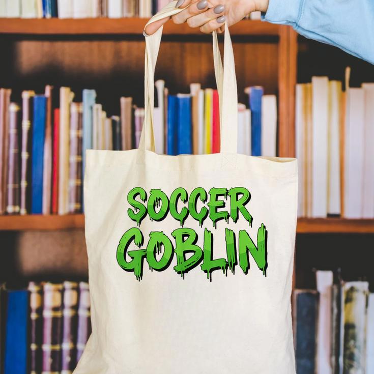 Soccer Goblin Back To School Soccer Player Game Gear Canvas Tote Bag Soccer Goblin Back To School Soccer Player Game Gear Canvas Tote Bag
