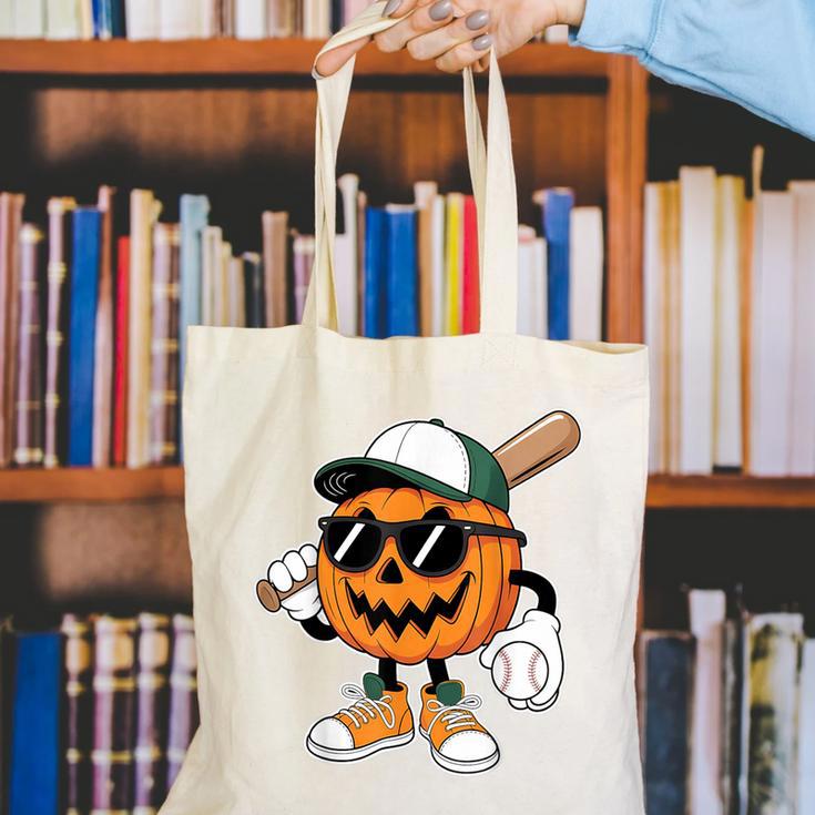 Spooky Jack O Lantern Baseball Halloween Costumes Boys Canvas Tote Bag Spooky Jack O Lantern Baseball Halloween Costumes Boys Canvas Tote Bag