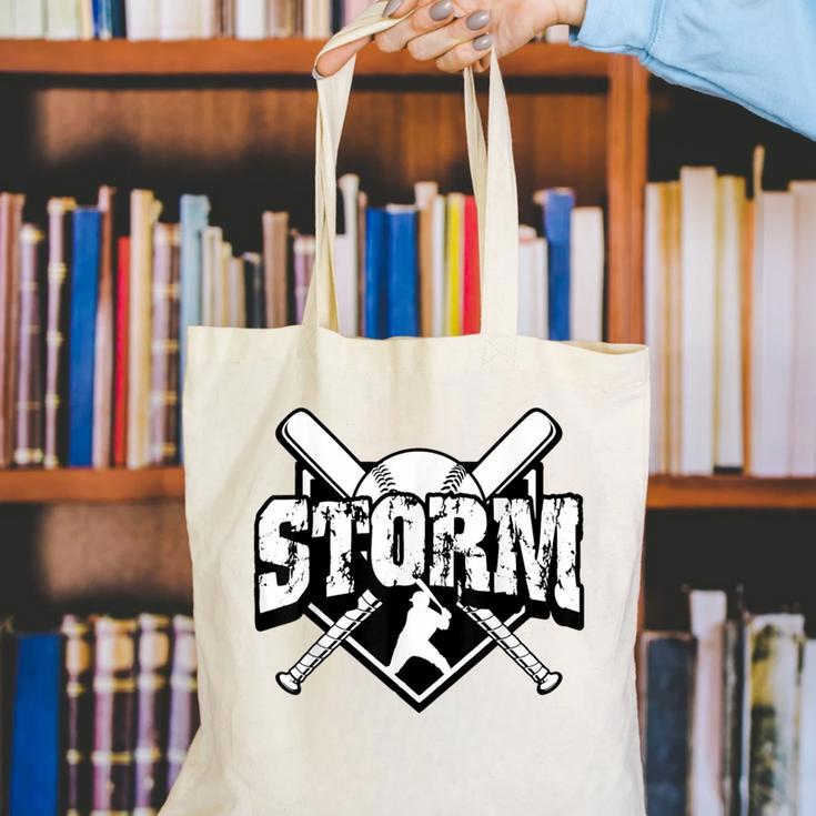 Storm Baseball Back To School Spirit Canvas Tote Bag Storm Baseball Back To School Spirit Canvas Tote Bag