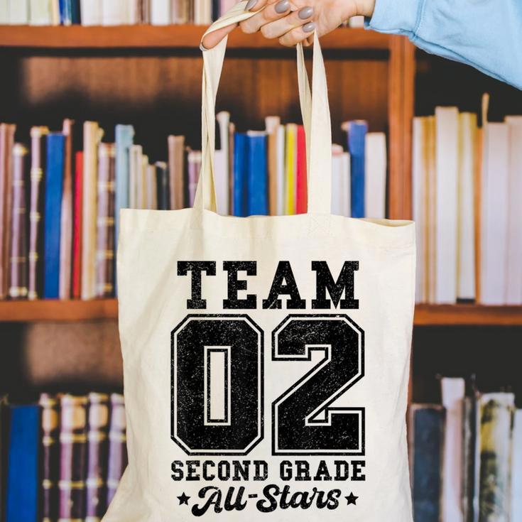 Team 2nd Grade All-Stars Back To School Sports Jersey Canvas Tote Bag Team 2nd Grade All-Stars Back To School Sports Jersey Canvas Tote Bag