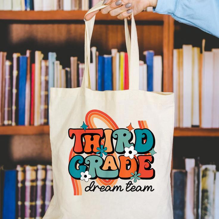 Third Grade Dream Team 1st Day Of 3rd Grade Back To School Canvas Tote Bag Third Grade Dream Team 1st Day Of 3rd Grade Back To School Canvas Tote Bag