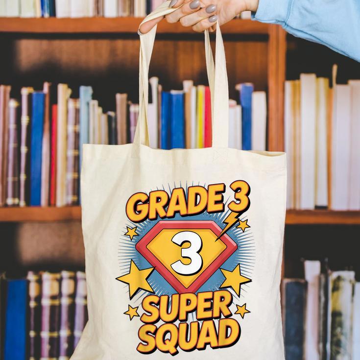 Third Grade Superhero Squad 3rd Year Kids Back To School Canvas Tote Bag Third Grade Superhero Squad 3rd Year Kids Back To School Canvas Tote Bag
