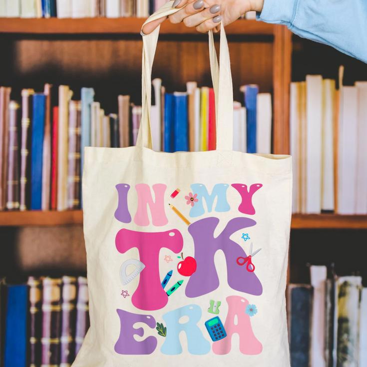 In My TK EraTransitional Kindergaten Back To School Canvas Tote Bag
