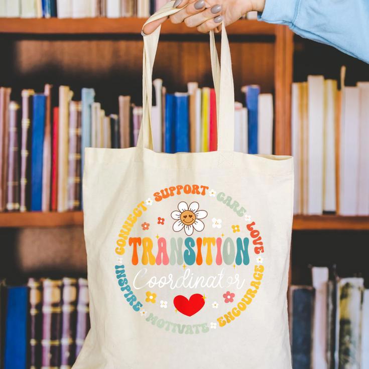 Transition Coordinator Appreciation Week Back To School Canvas Tote Bag Transition Coordinator Appreciation Week Back To School Canvas Tote Bag