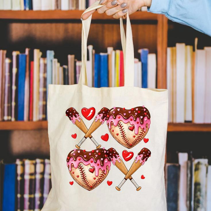 Valentines Day Drip Heart Baseball XOXO Boys Kids Men Sport Canvas Tote Bag Valentines Day Drip Heart Baseball XOXO Boys Kids Men Sport Canvas Tote Bag