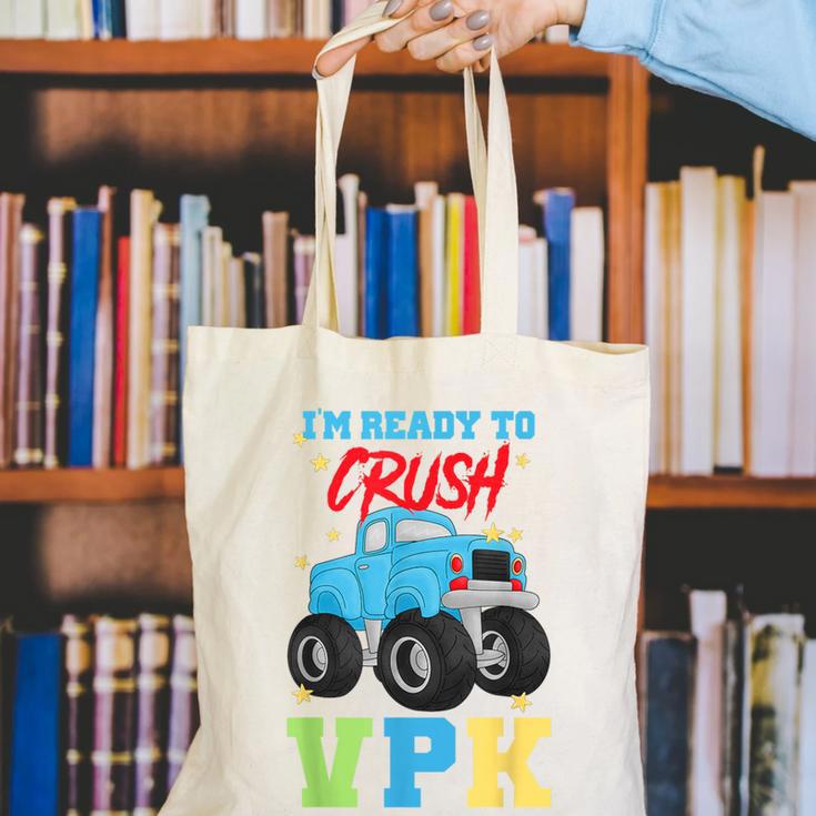 VPK Back To School 1st Day Of School Prekindergarten Kids Canvas Tote Bag