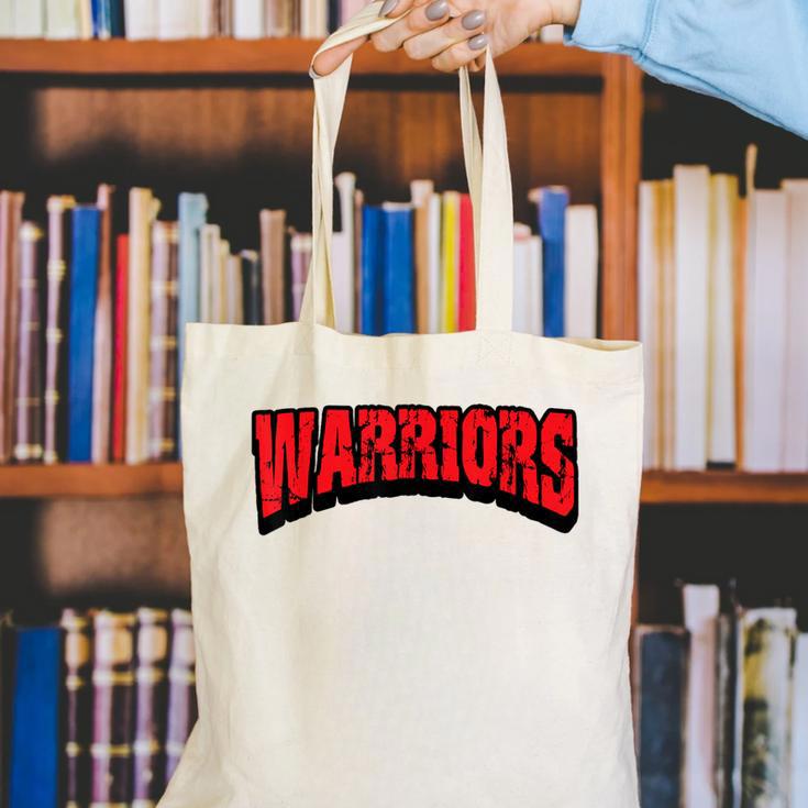 Warriors Back To School Spirit R Canvas Tote Bag