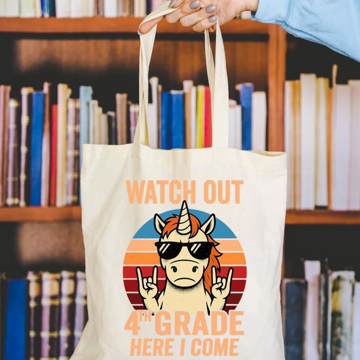 Watch Out Fourth Grade 2026 Back To School 4th Grade Boys Premium Tri-Blend Canvas Tote Bag Watch Out Fourth Grade 2026 Back To School 4th Grade Boys Premium Tri-Blend Canvas Tote Bag