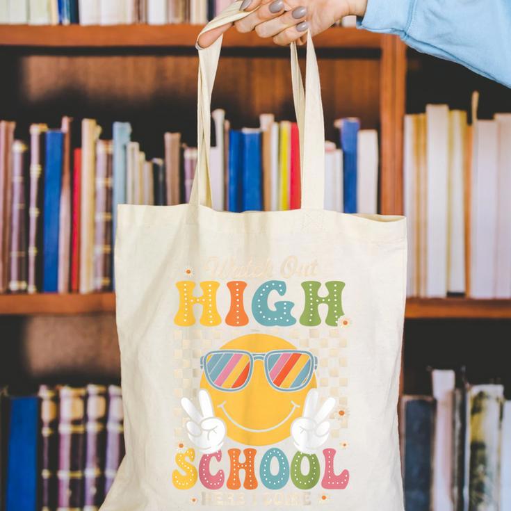 Watch Out Highschool Here I Come Back To School Highschool Canvas Tote Bag Watch Out Highschool Here I Come Back To School Highschool Canvas Tote Bag