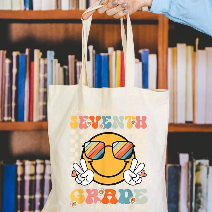 Watch Out Seventh Grade Here I Come Back To School 7th Grade Canvas Tote Bag Watch Out Seventh Grade Here I Come Back To School 7th Grade Canvas Tote Bag