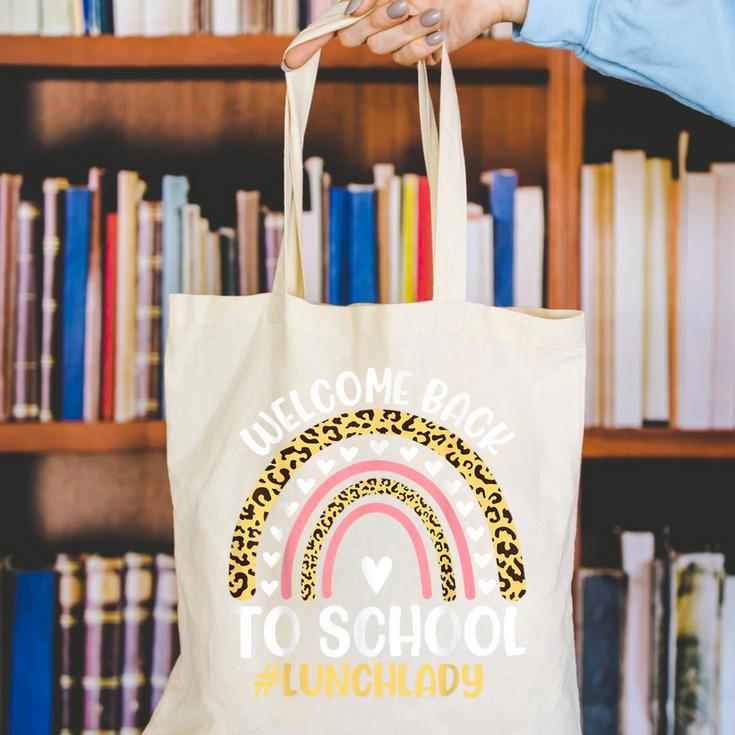 Welcome Back To School Lunch Lady First Day Of School Canvas Tote Bag Welcome Back To School Lunch Lady First Day Of School Canvas Tote Bag