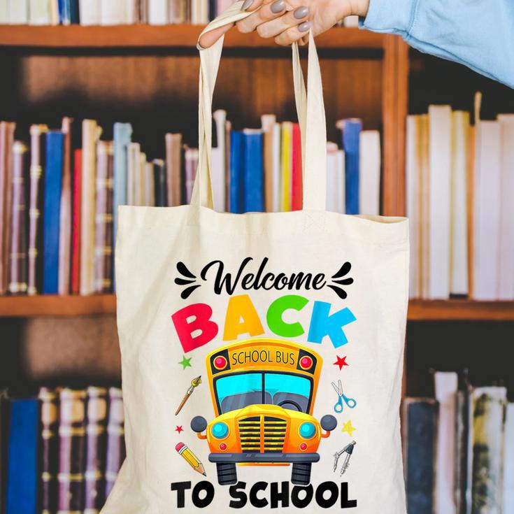 Welcome Back To School Outfit School Bus Driver Canvas Tote Bag Welcome Back To School Outfit School Bus Driver Canvas Tote Bag