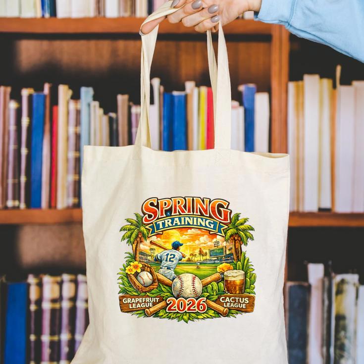 Women's Awesome Spring Trainings 2026 Baseball Arizona Florida Canvas Tote Bag